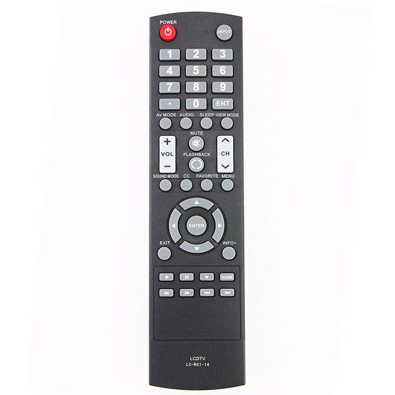 New TV Remote Control LC-RC1-14 fit for Sharp LC-32LB261U LC-42LB261U LC-50LB261U LC-32LB150U LC-42LB150U LC-50LB150U LC-43LB371U LC-50LB371U LC-43LB370U